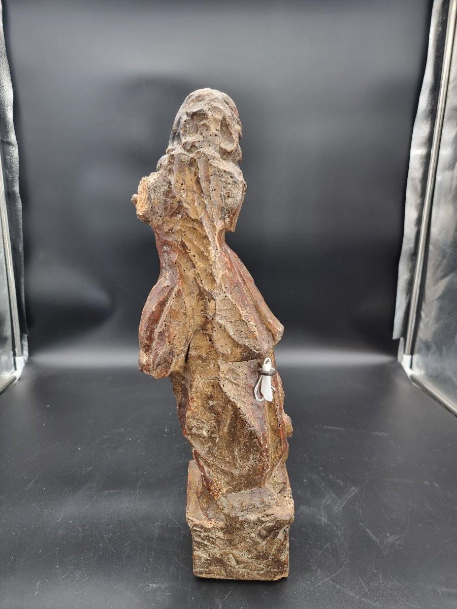 Scultura lignea policroma e dorata, Nord Italia, inizi XVIII secolo Tallado a mano en venta
