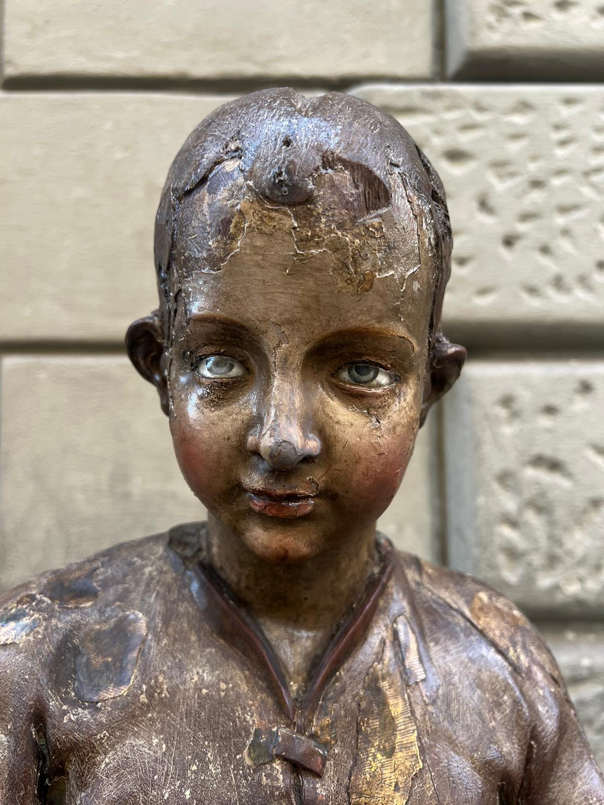 Escultura del Niño Jesús  Madera en venta