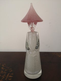 1970 Murano Glass Chinese Man Sculpture