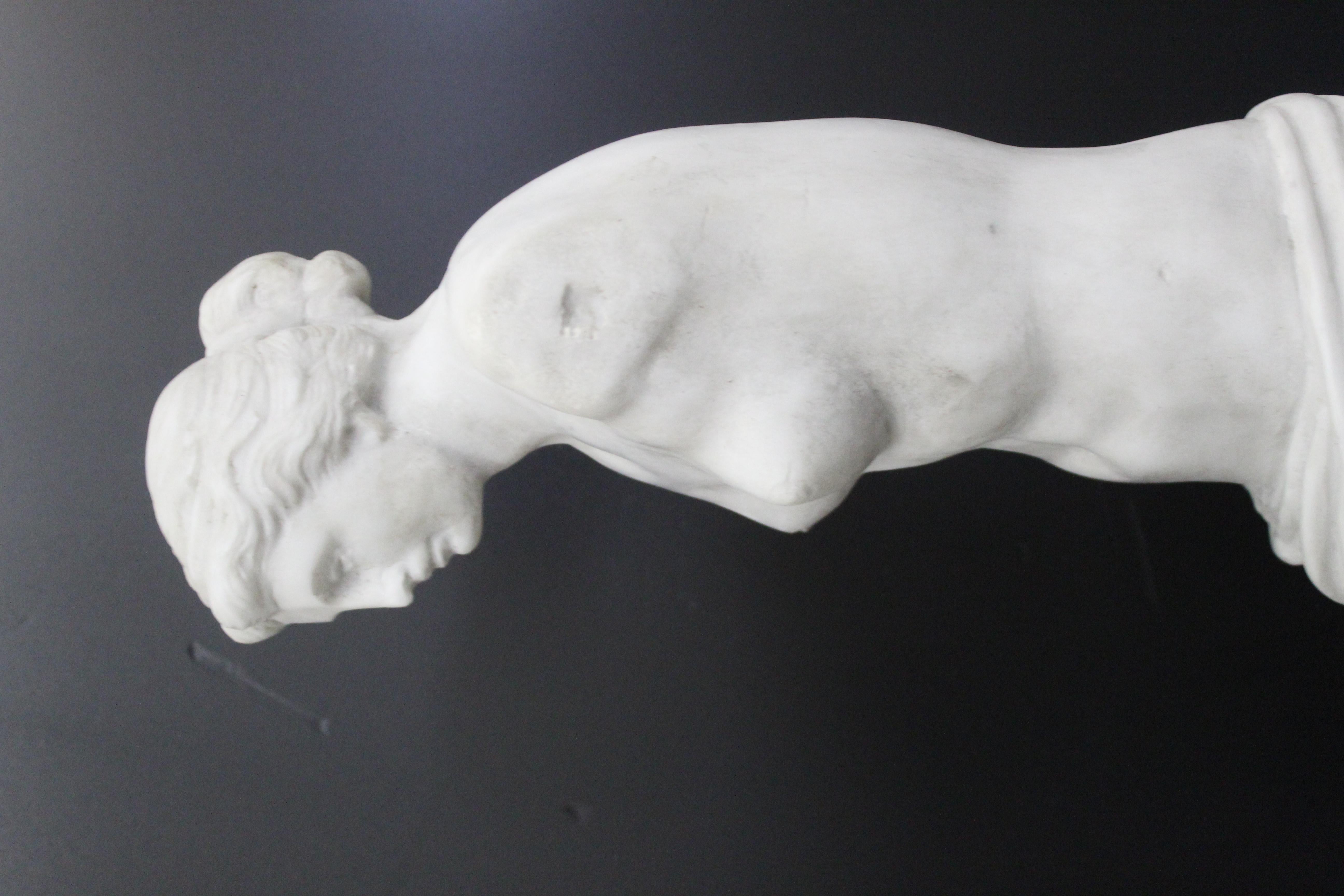 Scultura, Venere di Milo, Marmo Bianco Statuario, Marmo, XX Secolo In Good Condition For Sale In Rome, IT