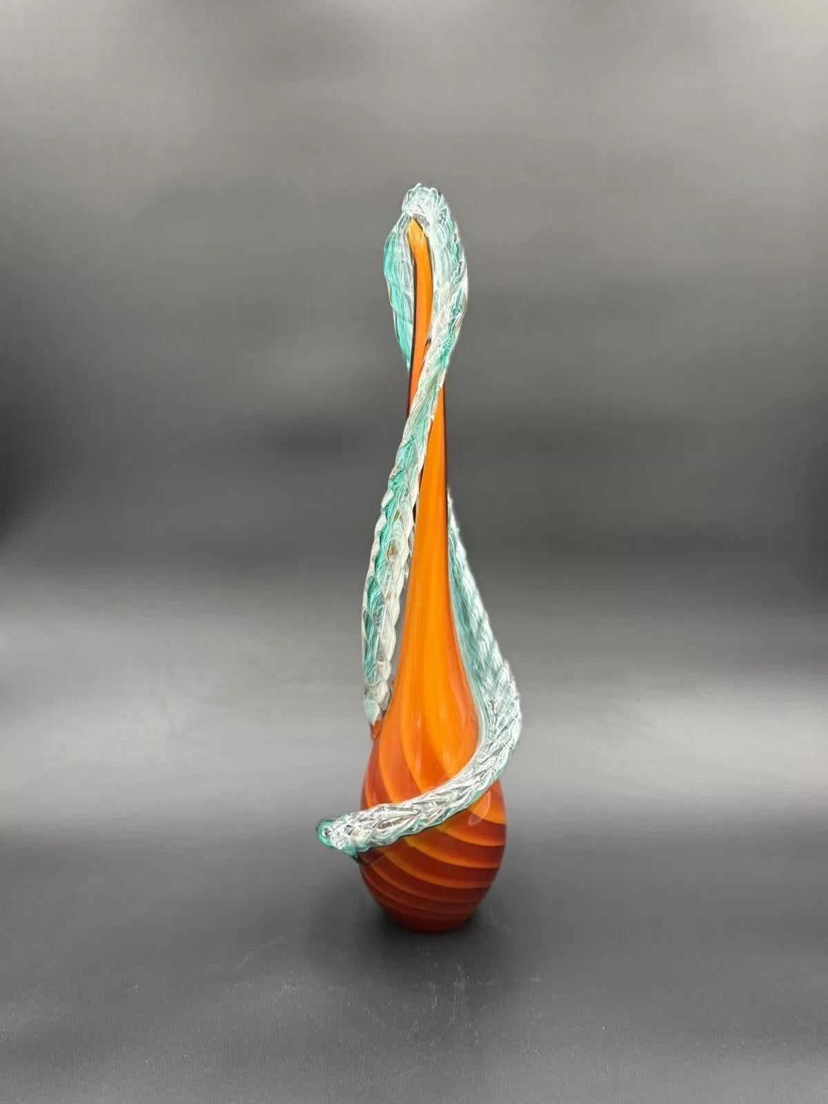 Escultura de cristal de Murano Diseño de los años 80 Cristal de Murano en venta