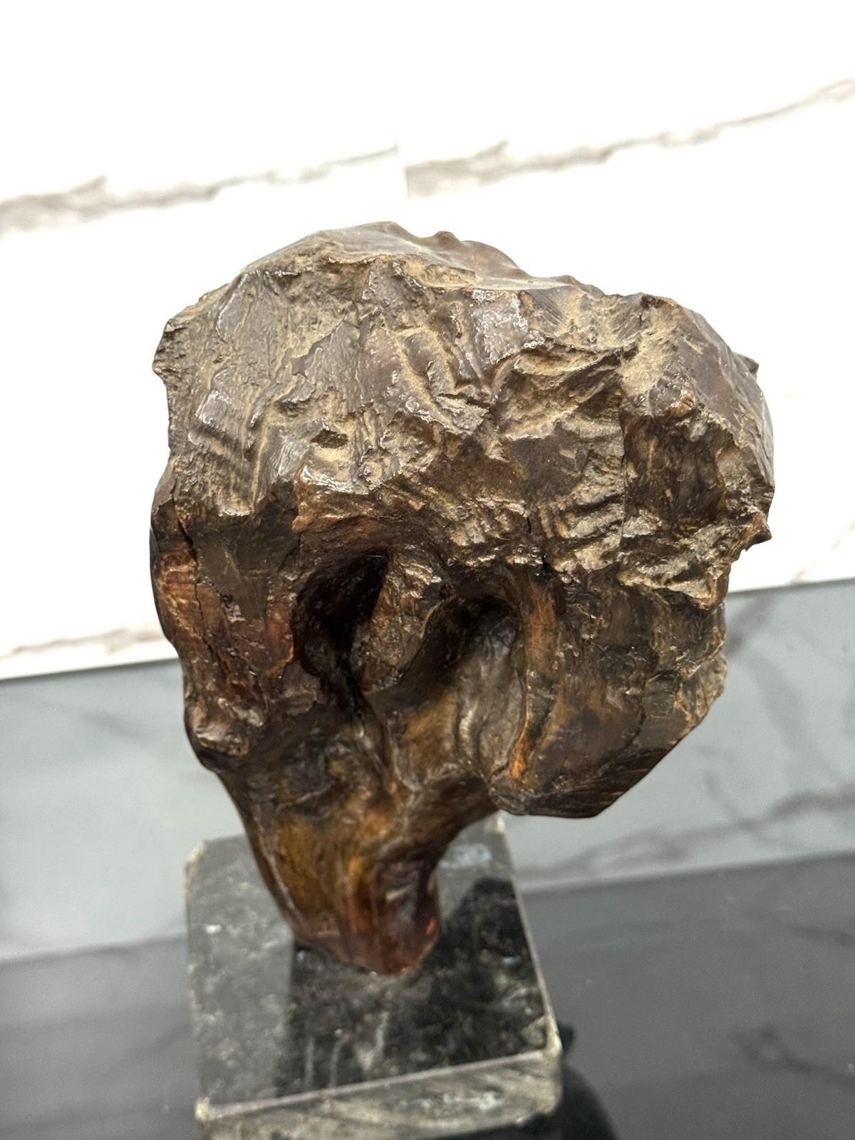 Late 20th Century Scultura Volto Scolpito Liliana Casella Muratti Anni 70 en vente