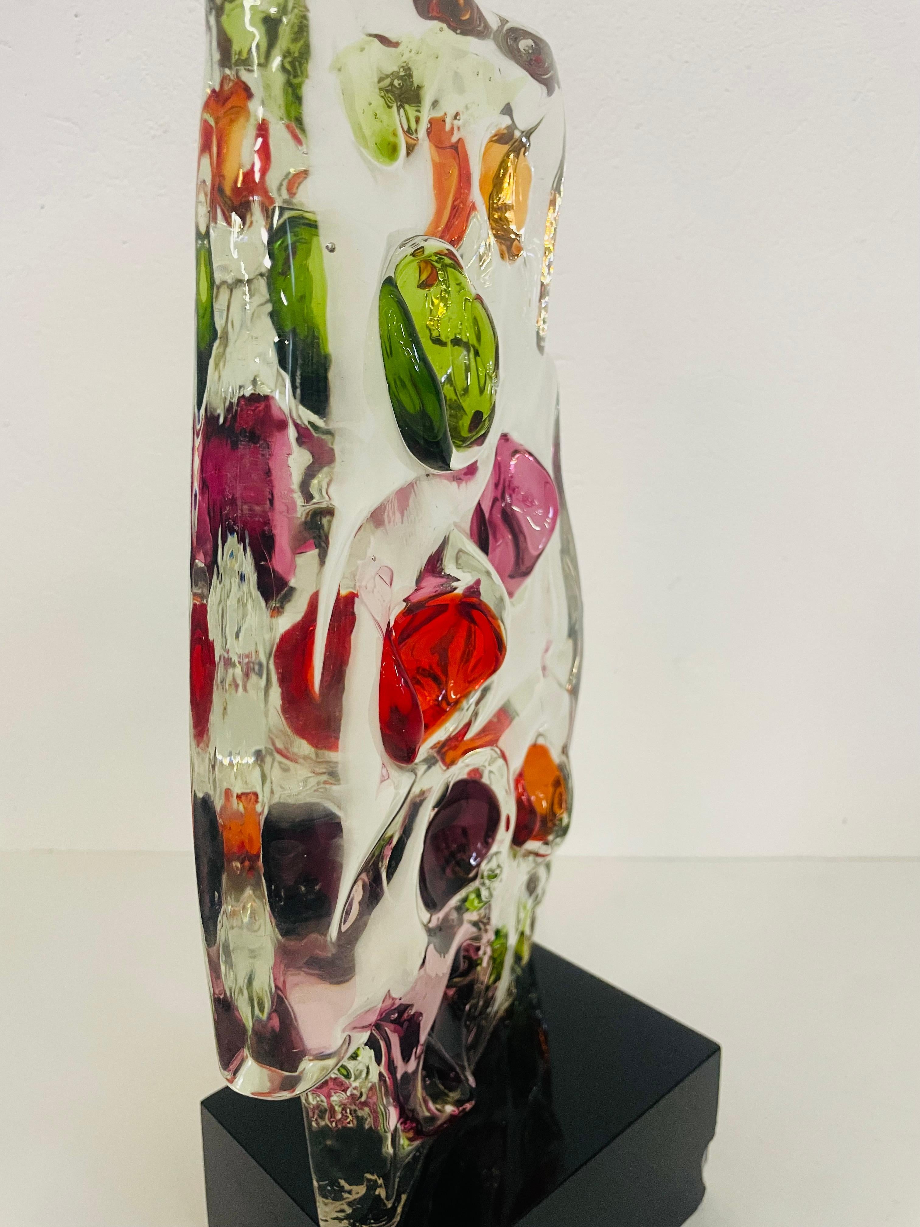 Verre Sculpture de Vulcain par Alfredo Barbini en vente