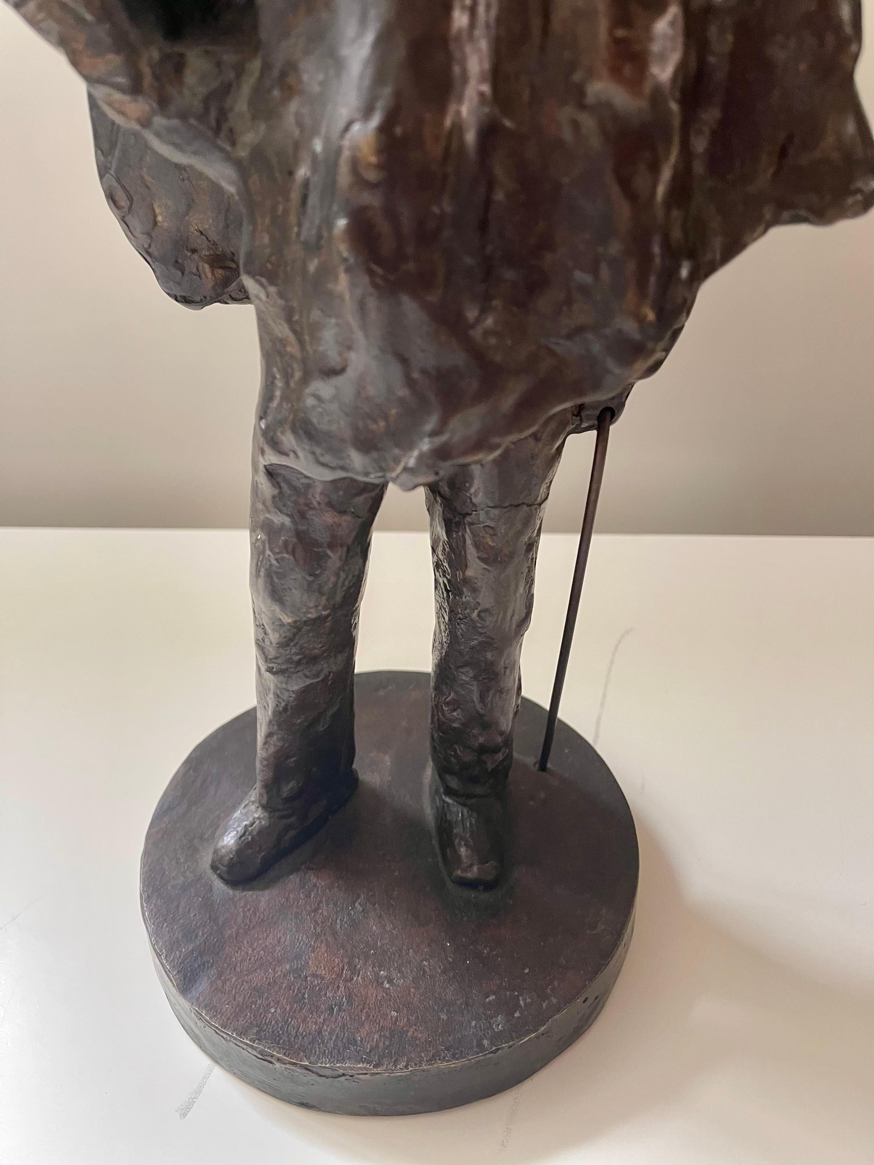 Bronze Sculptures Garibaldo 1940 In Good Condition For Sale In Cantù, IT