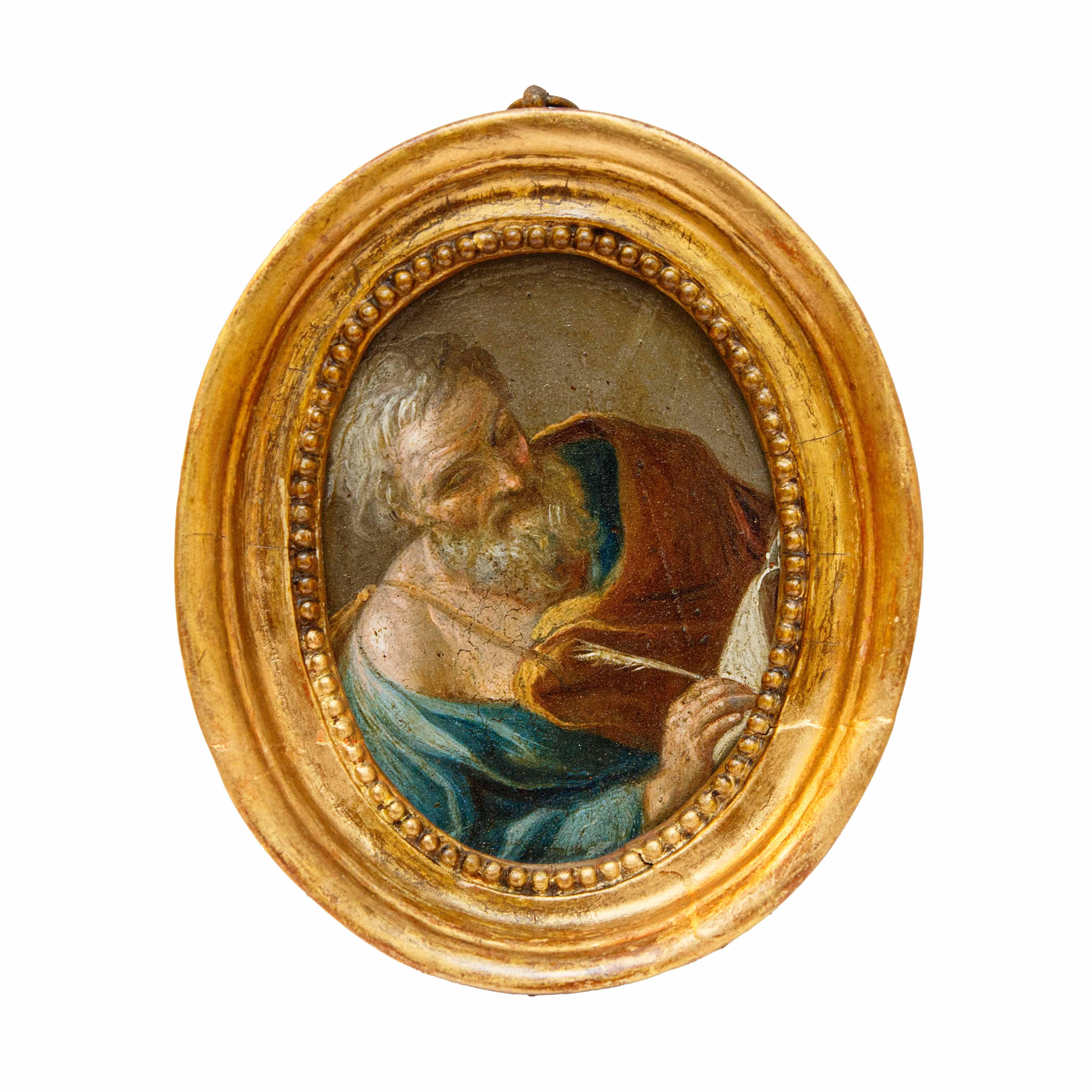 A olio Scuola emiliana di XVII secolo, quattro evangelisti in vendita