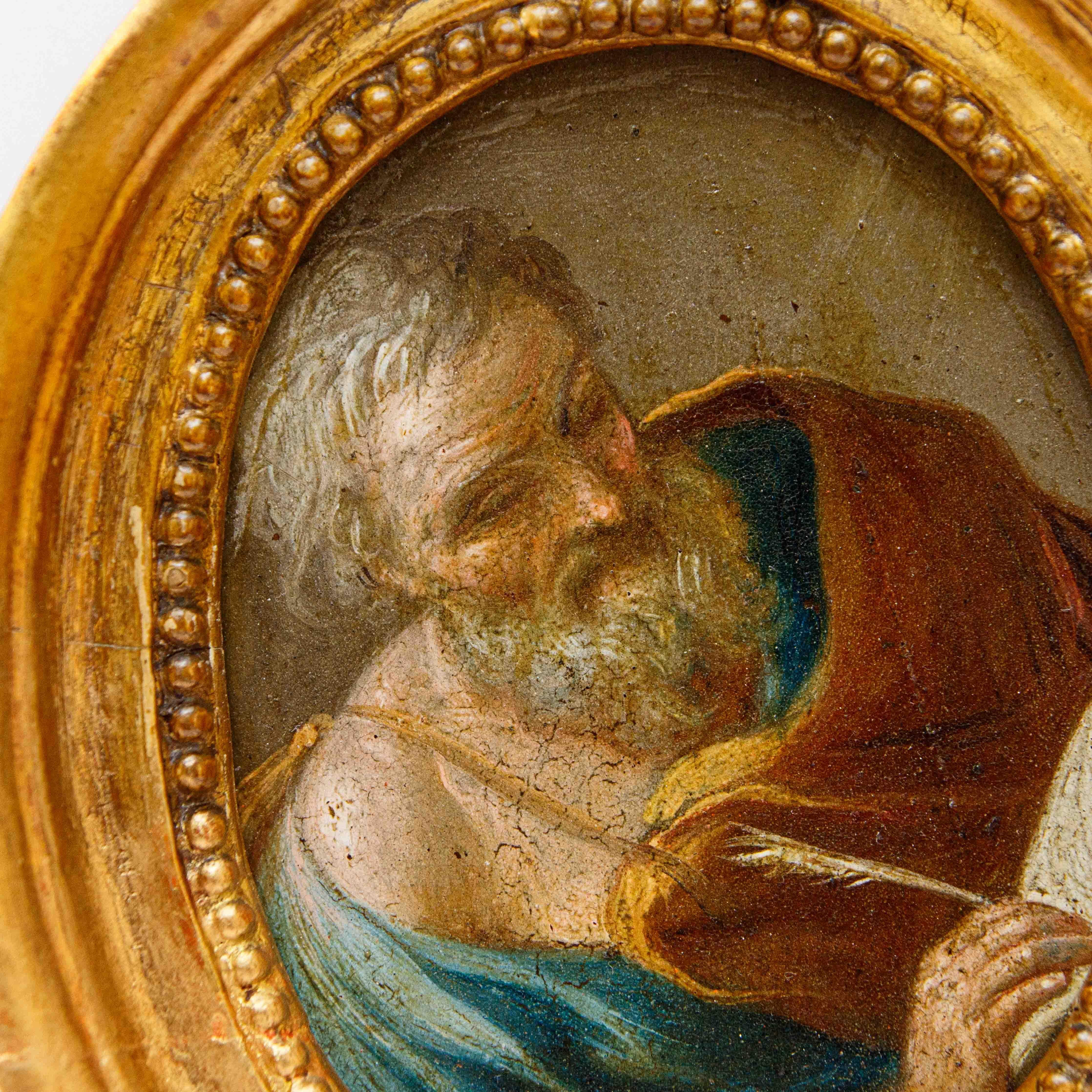 Scuola emiliana di XVII secolo, quattro evangelisti In condizioni buone in vendita a Milan, IT