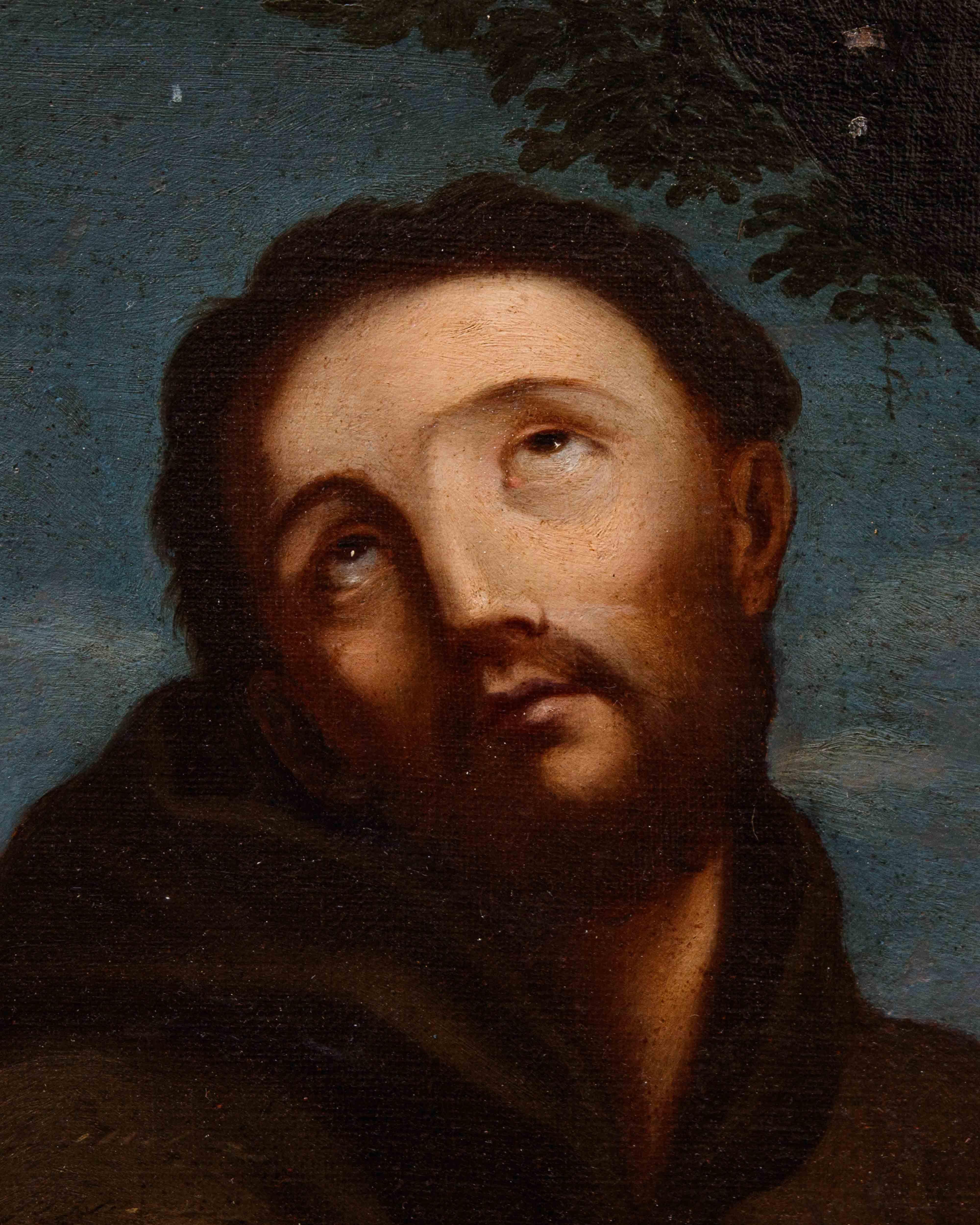 Italian Scuola emiliana, XVII secolo, San Francesco in vendita