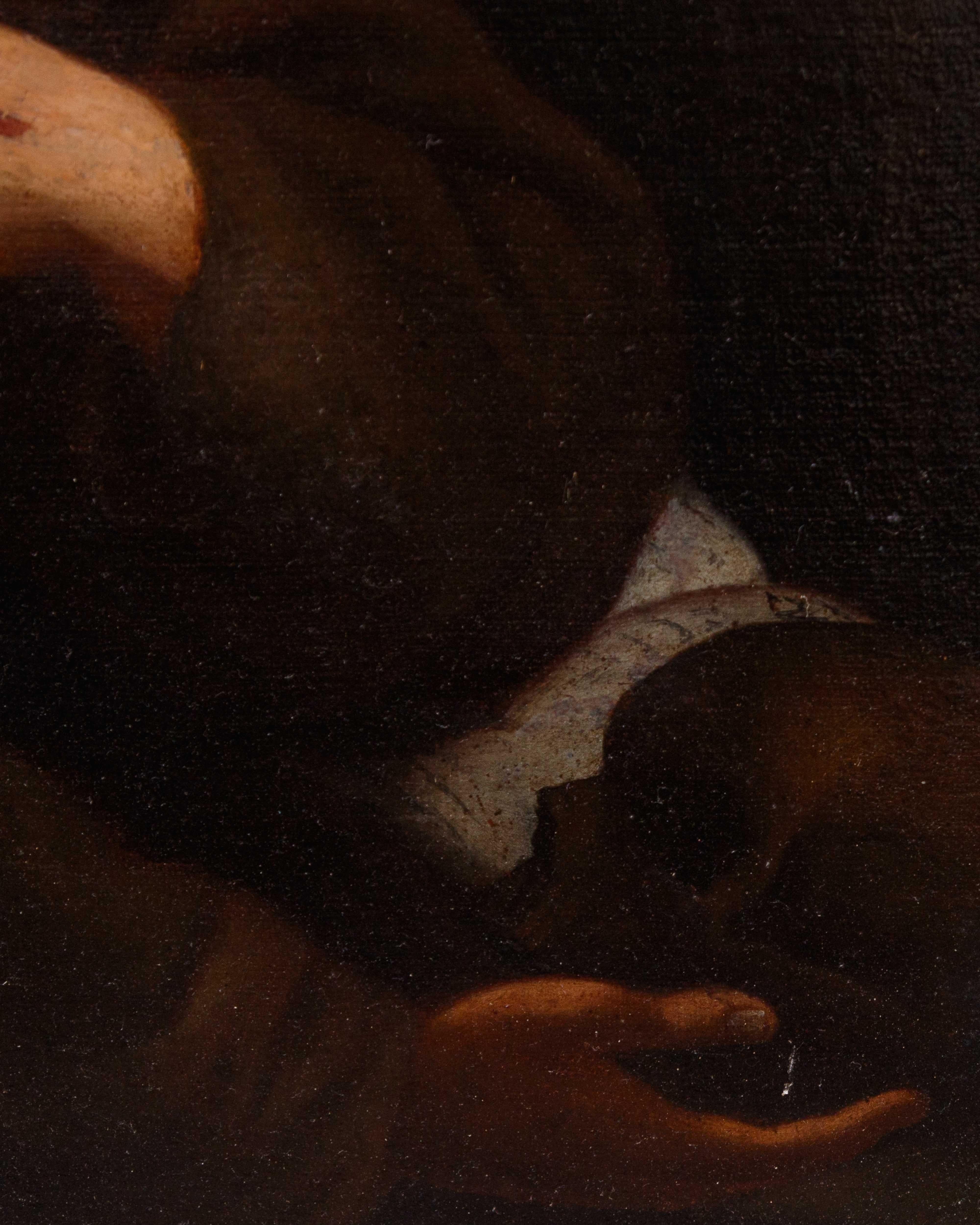 A olio Scuola emiliana, XVII secolo, San Francesco in vendita