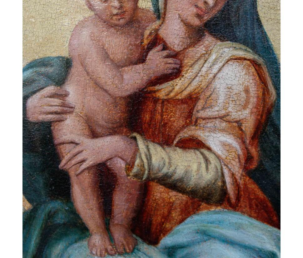 Altro Scuola emiliana, XVIII secolo, Madonna con Bambino in vendita