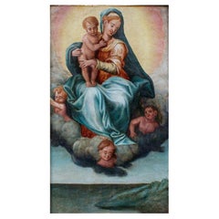 Scuola emiliana, XVIII secolo, Madonna con Bambino