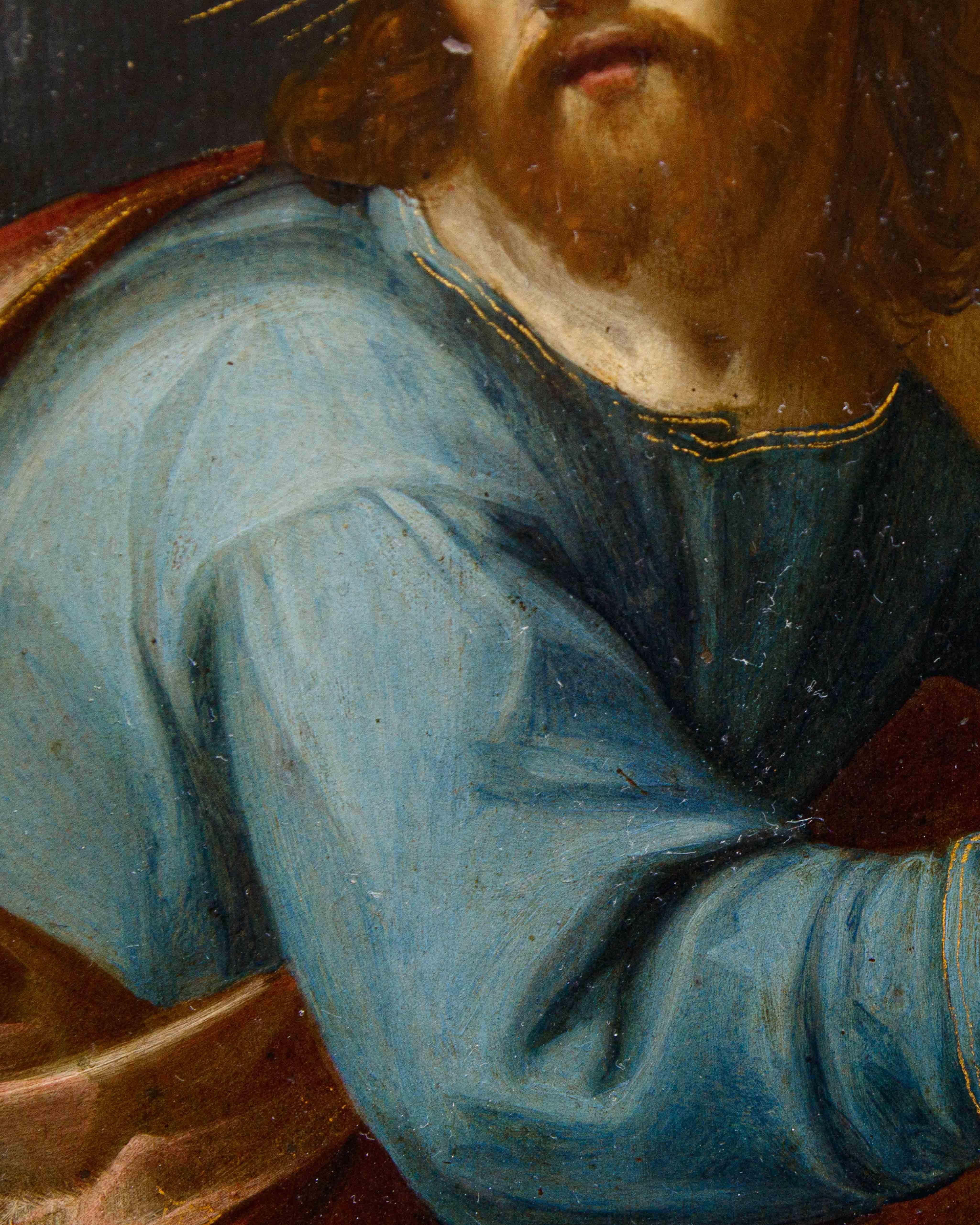 Belgian École flamande, fin du XVIe siècle, Christ portant la croix en vente