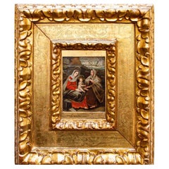 Escuela flamenca, siglo XVI, Santa Ana, la Virgen y el Niño