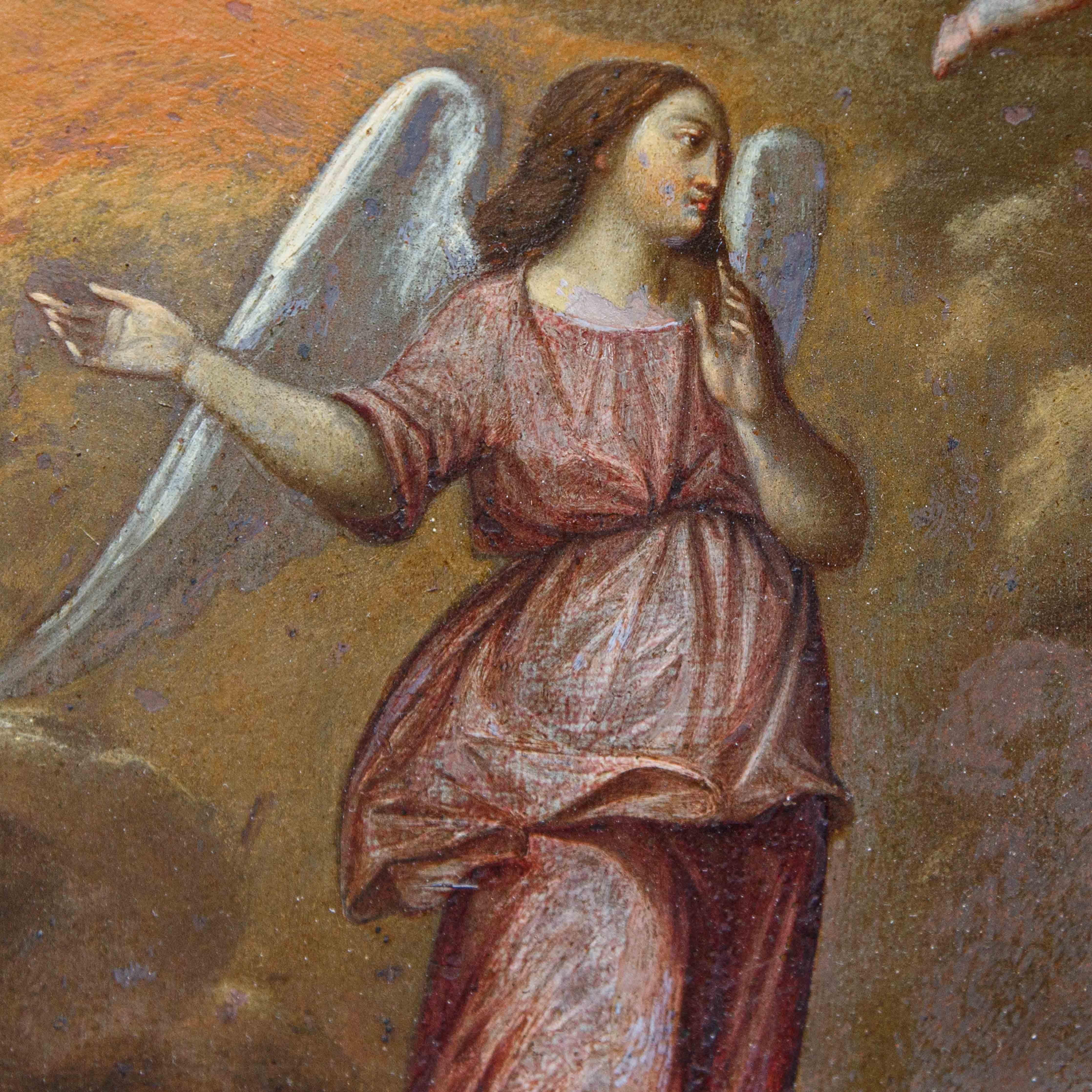 Dutch Scuola fiamminga, XVII secolo, Annunciazione in vendita