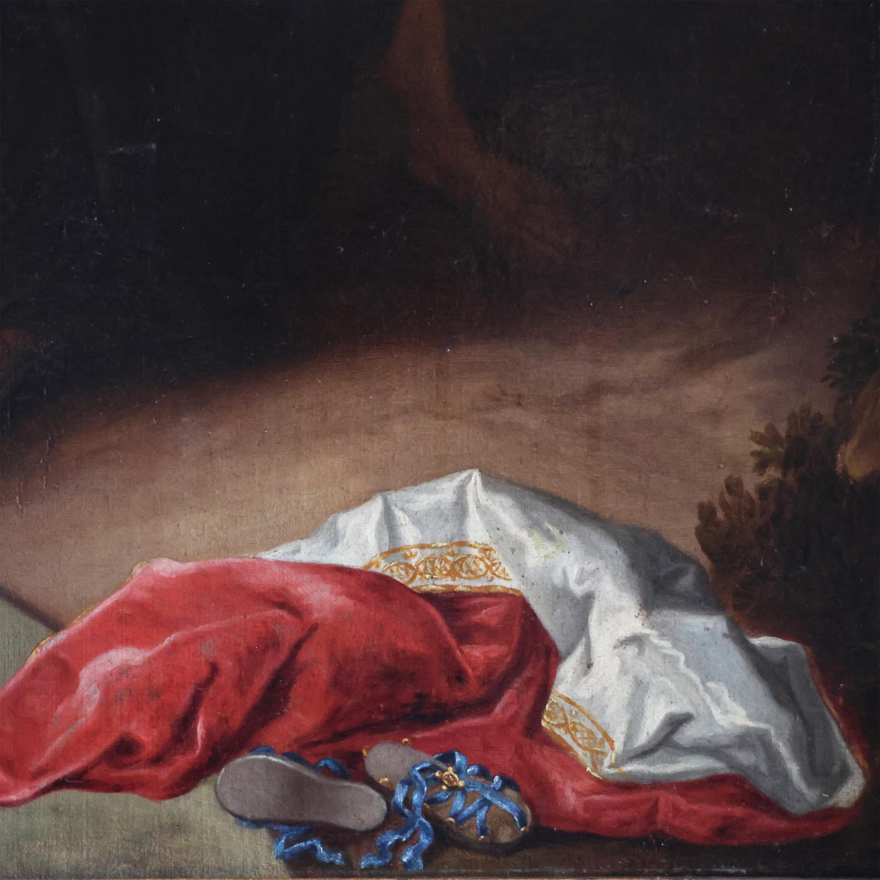 Französische Schule; Susanna und die alten Männer, 18. Jahrhundert, Öl auf Leinwand (French) im Angebot