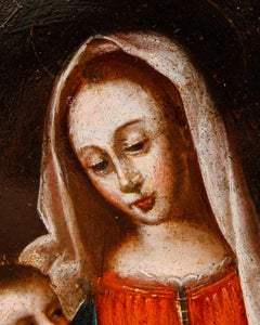 Escuela lombarda, siglo XVI, Virgen con el Niño