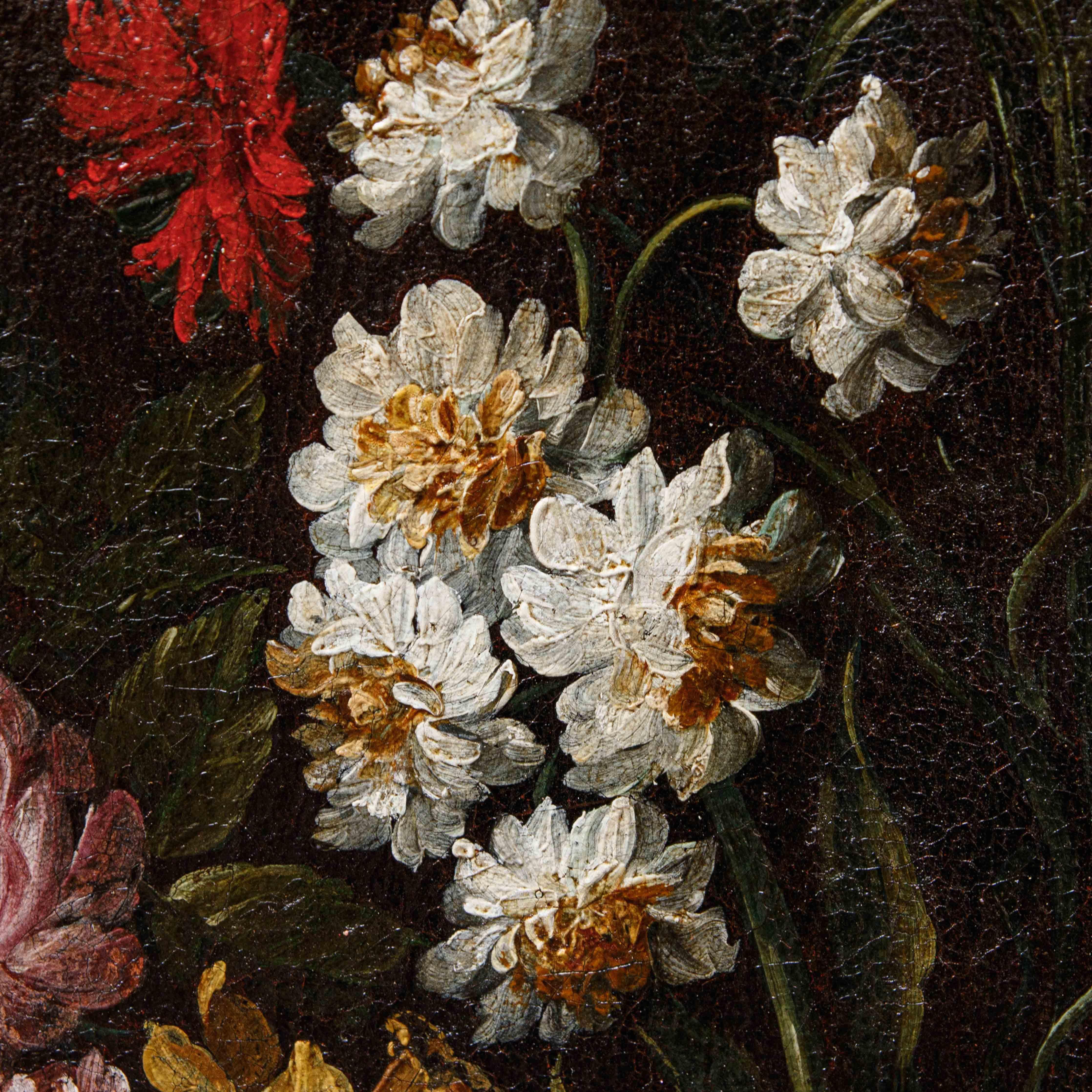 Altro Scuola lombarda, XVII secolo, Natura morta con fiori in vendita