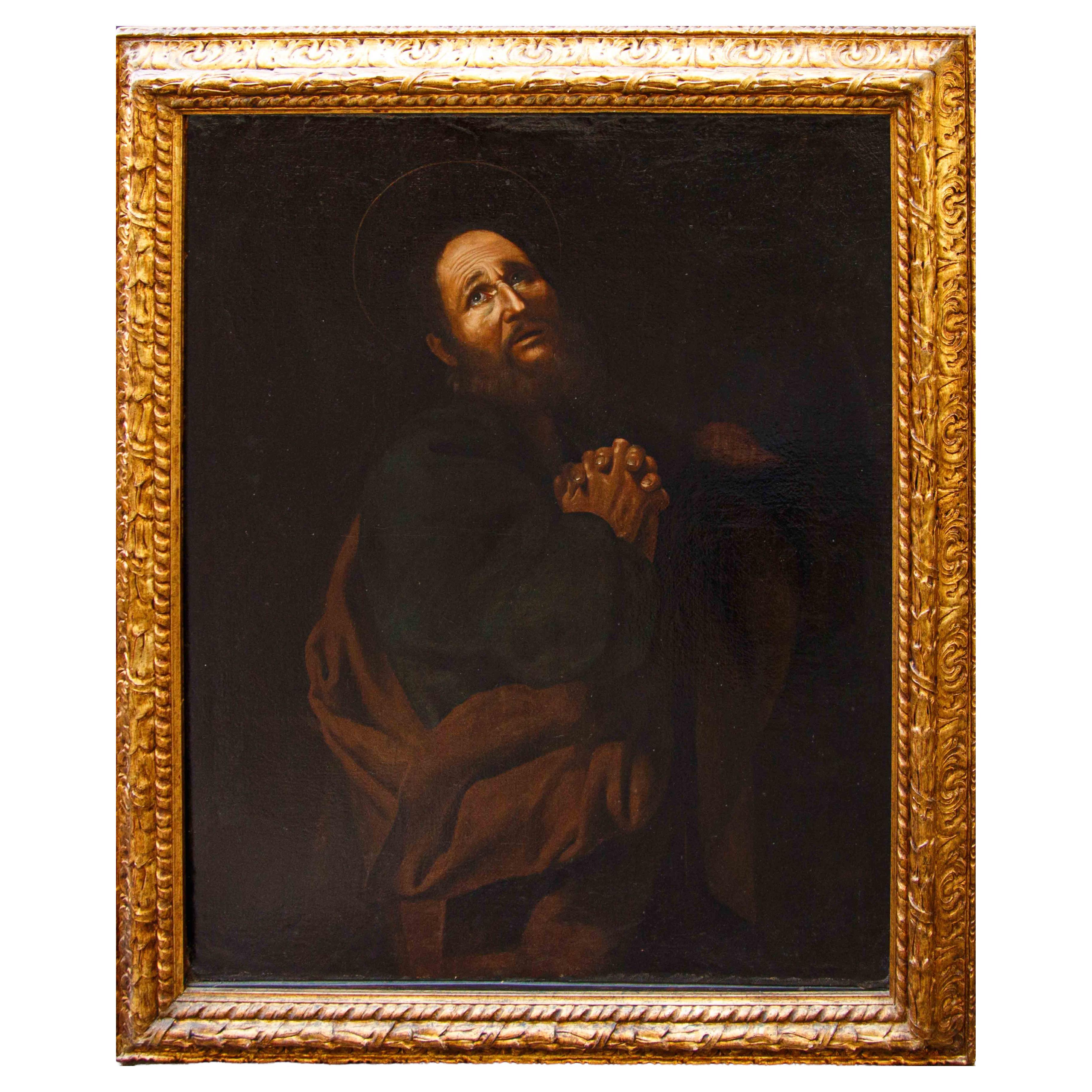 Escuela napolitana, siglo XVII, San Pedro Penitente en venta