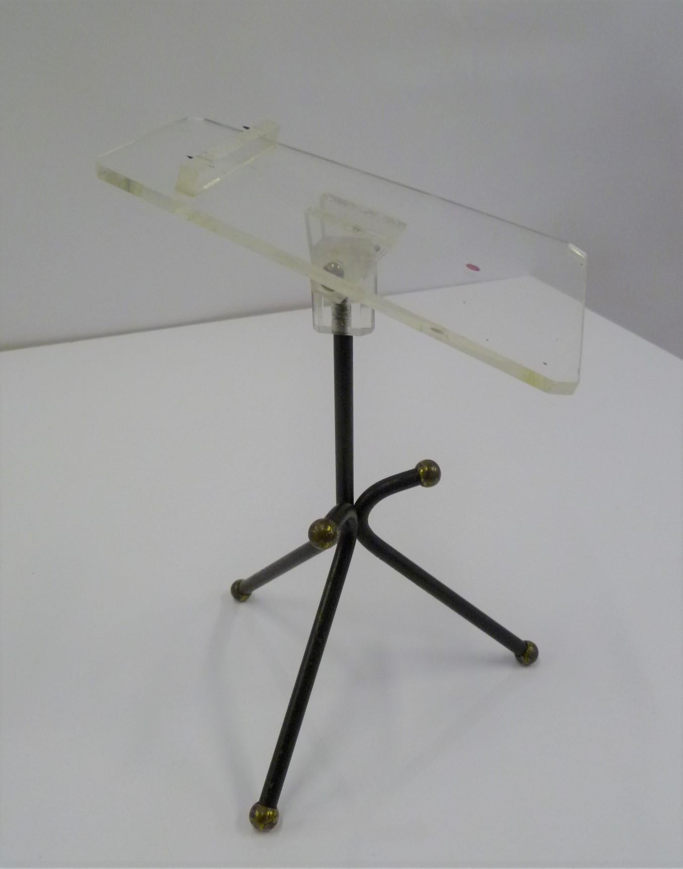 Sculptural Group of 7 Modern Black Wire Store Display Stands, 1930s-1940s In Good Condition In Miami, FL
