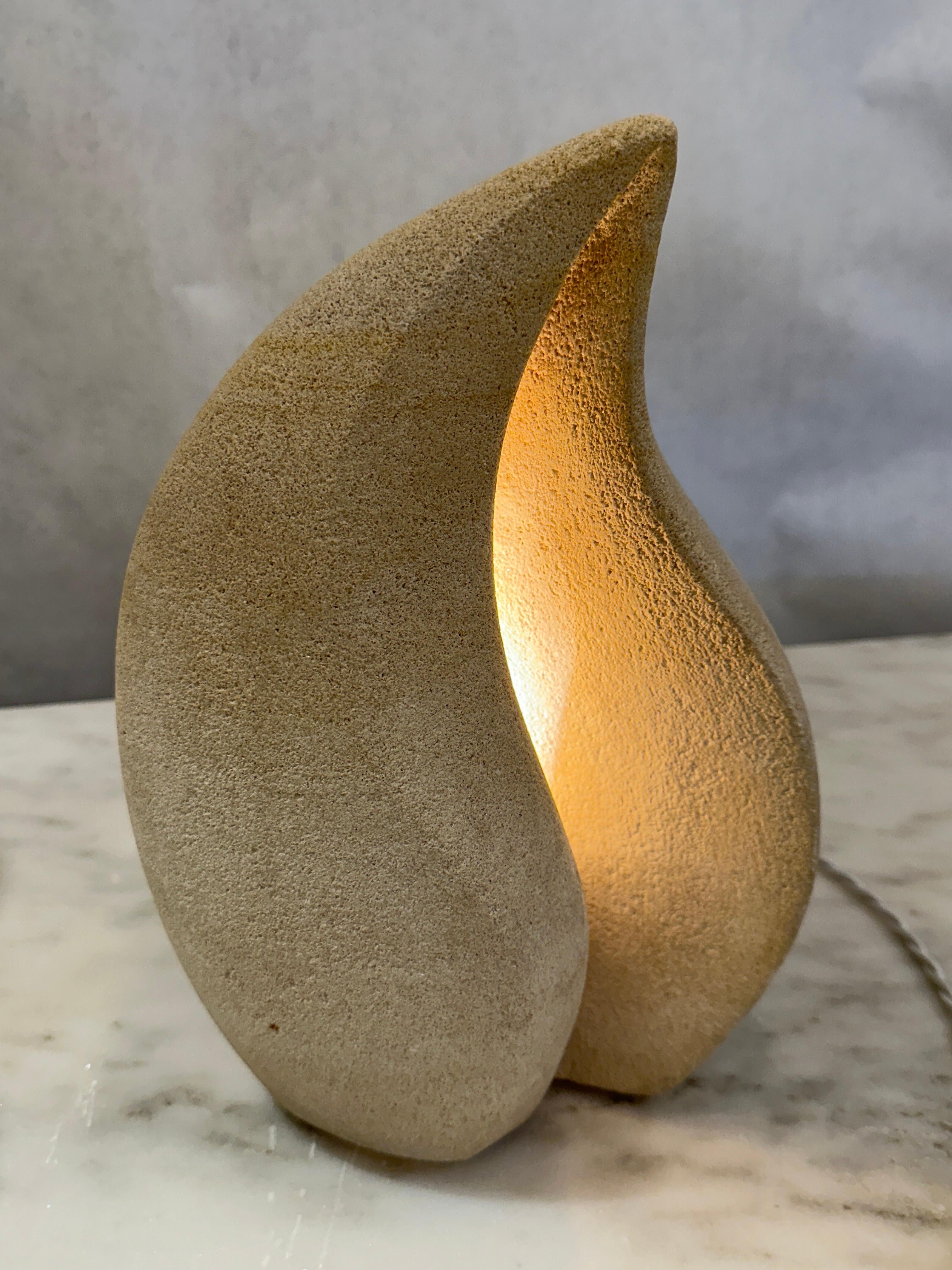 Scuptural Table Lamp by French Artist, Arsene Galisson in Poitou 5