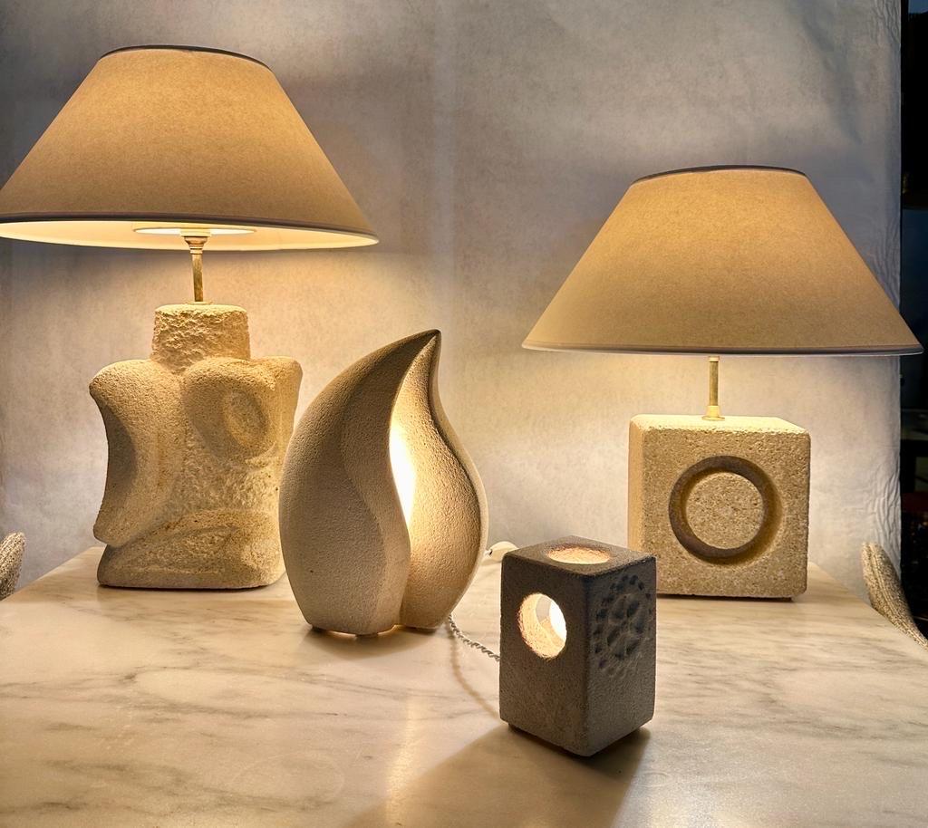 Scuptural Table Lamp by French Artist, Arsene Galisson in Poitou 6