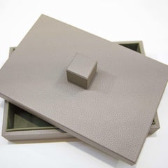 Scuretto-Lederschachtel in Sand