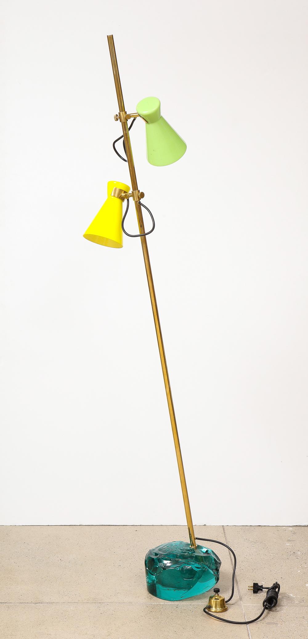 Italian Scusa Caccia, Unique Floor Lamp by Roberto Giulio Rida For Sale