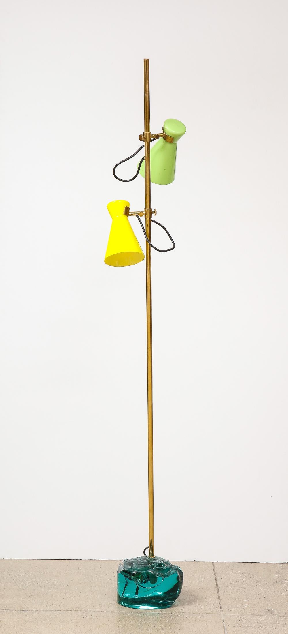 Scusa Caccia, Unique Floor Lamp by Roberto Giulio Rida In New Condition For Sale In New York, NY