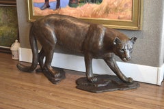 „COUGAR“ MOUNTAIN LION LIFE SIZE AWESOME.  HÄLT DIE VIECHER AUS IHREM GARTEN FERN!