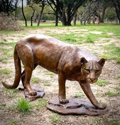 "COUGAR" MOUNTAIN LION LIFE SIZE AWESOME.  KEEPS THE CRITTERS OUT OF YOUR YARD!!