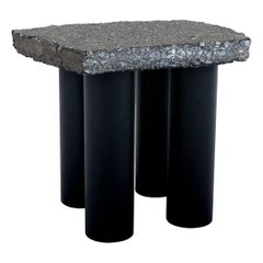 Sdanley Shen Asphalt Side Table / Stool Contemporary Design