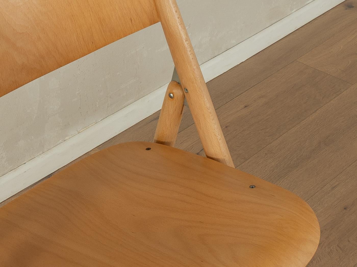 SE 18 Folding Chairs by Egon Eiermann For Sale 3