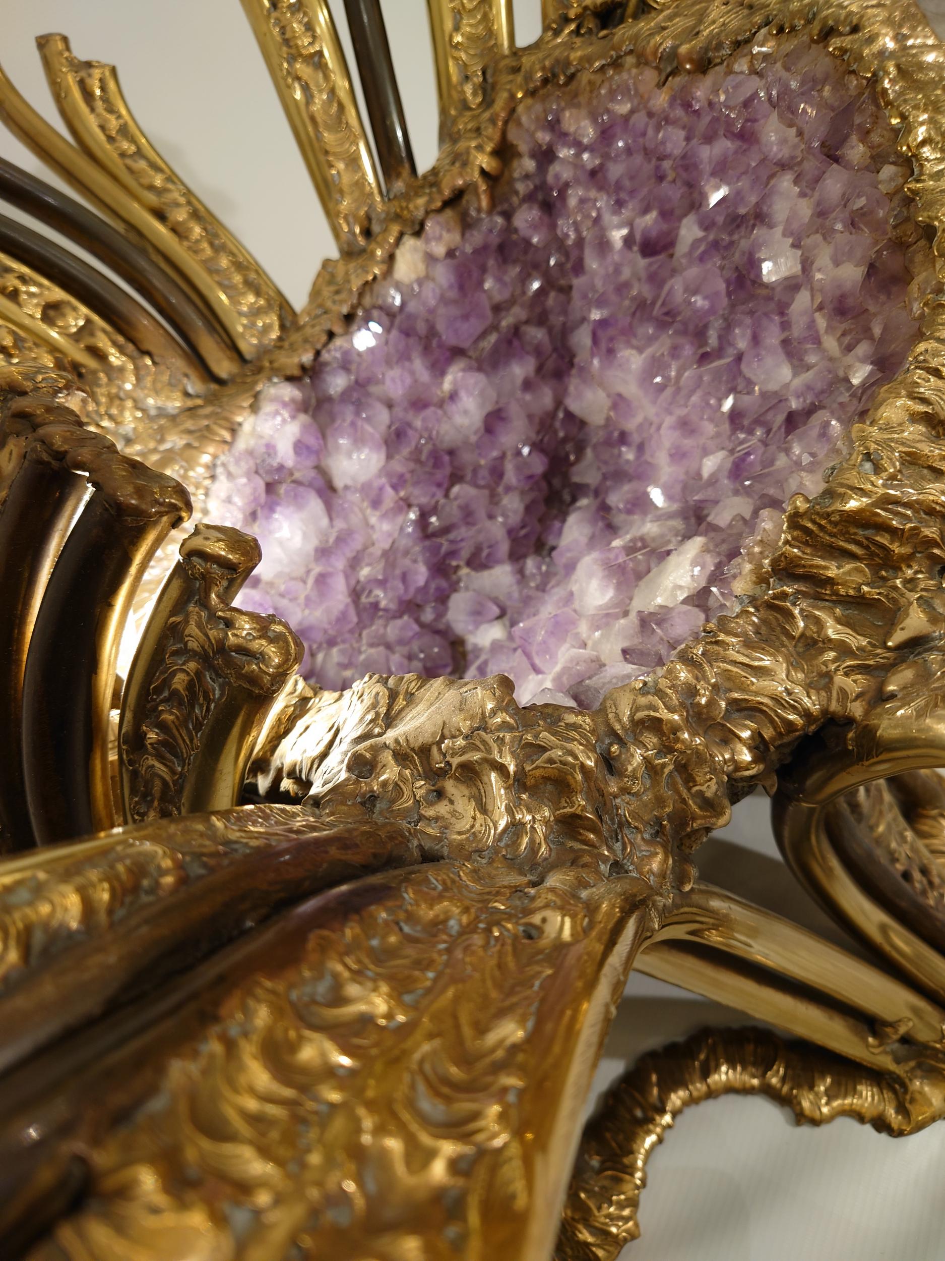 “Sea Anemone” sculpture coffee table, by Richard Faure, Paris, circa 1980 en vente 1