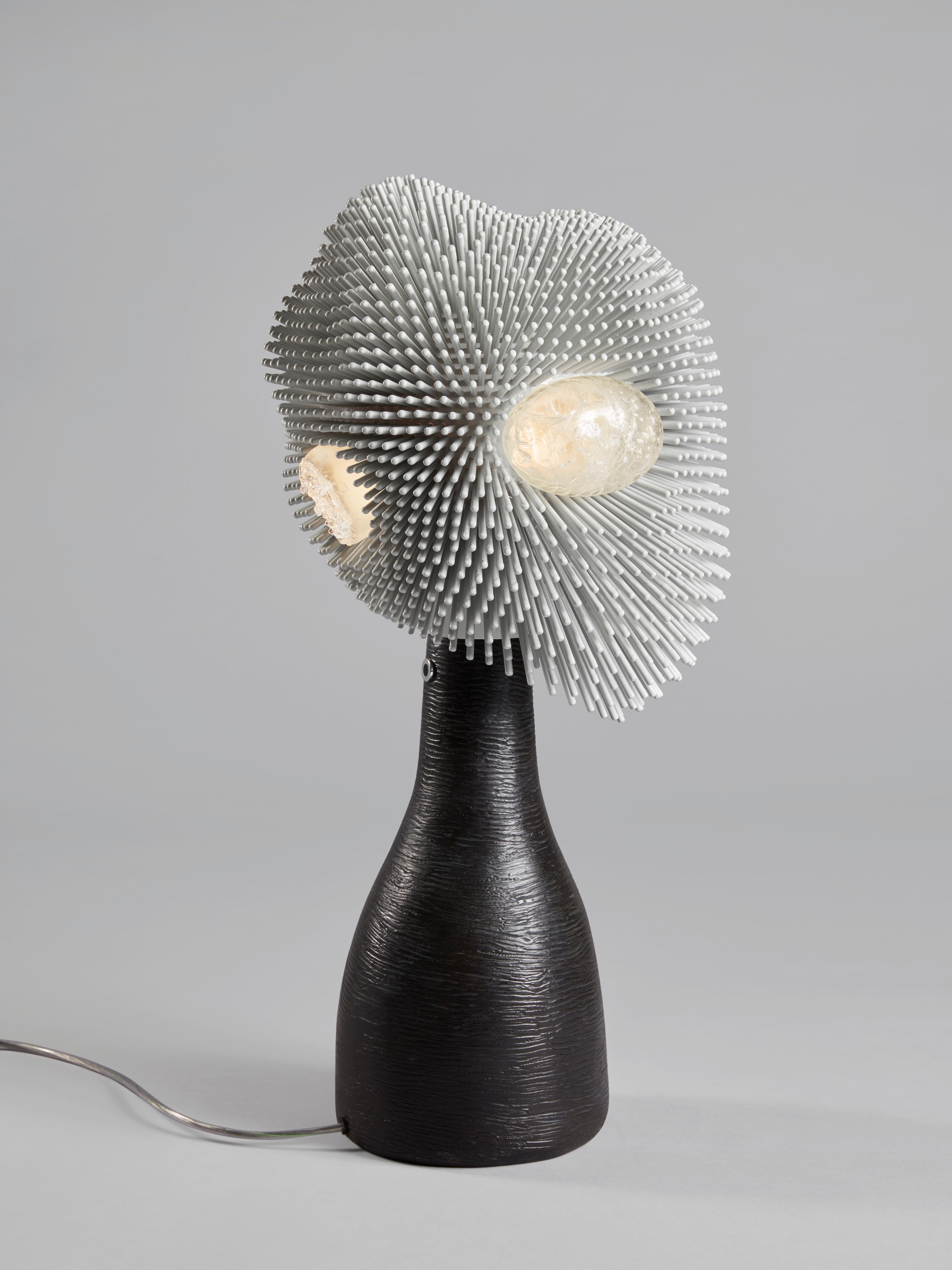German 'Sea Anemone' Table Light with Black Bronze by Pia Maria Raeder For Sale