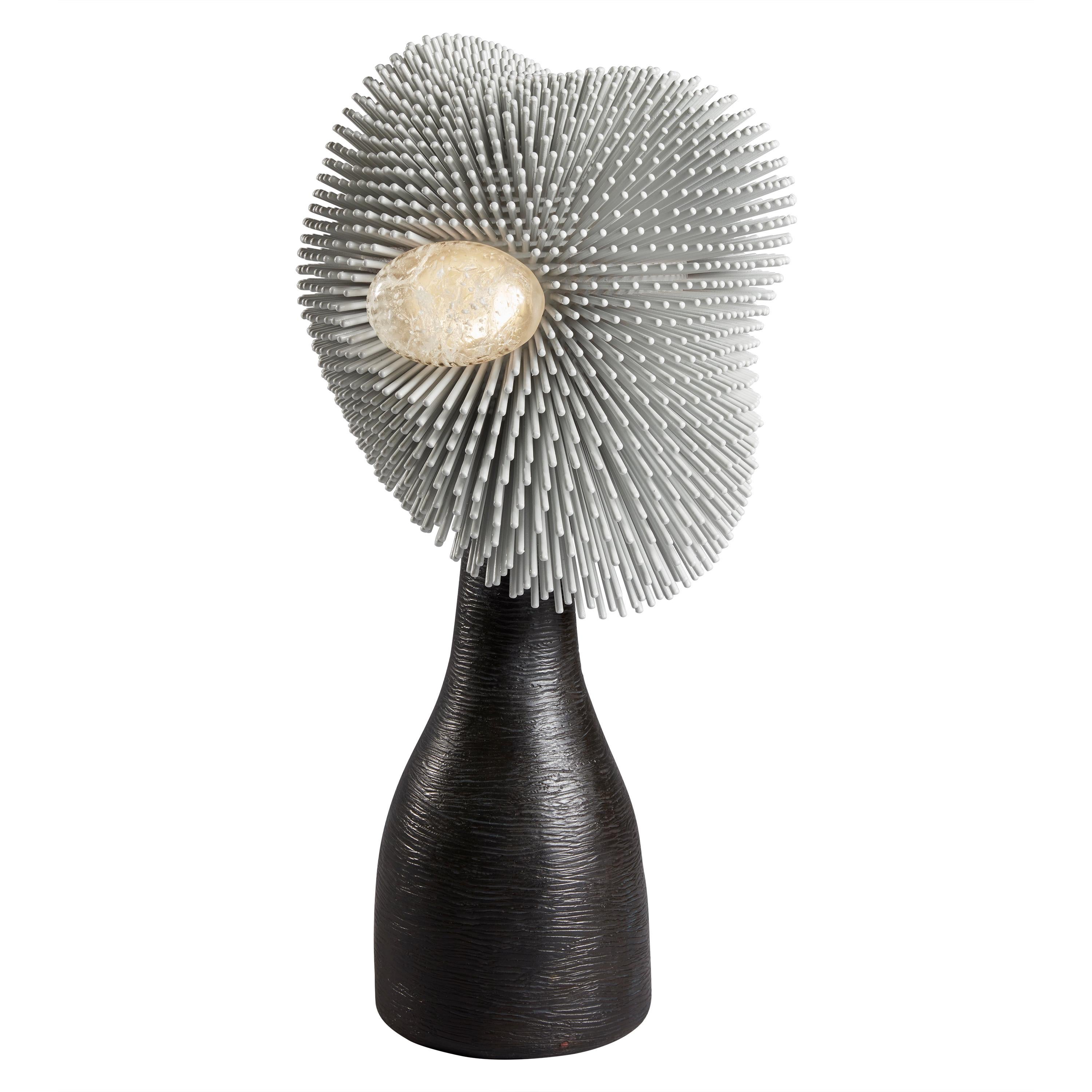 'Sea Anemone' Table Light with Black Bronze by Pia Maria Raeder For Sale