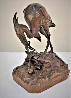 Sea Bird and Forge Bronze Sculpture
