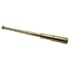 Sea Captains Solid Brass Spyglass Telescope