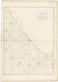 Sea Chart of Part of the Southwestern Coast of Sumatra & Nias, Indonesia, C1775