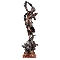 "Sea Fairy" Bronze Sculpture Signed Luca Madrassi