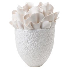 Vaso alto bianco Sea Flower