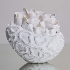 Jarrón blanco «Sea Flower»