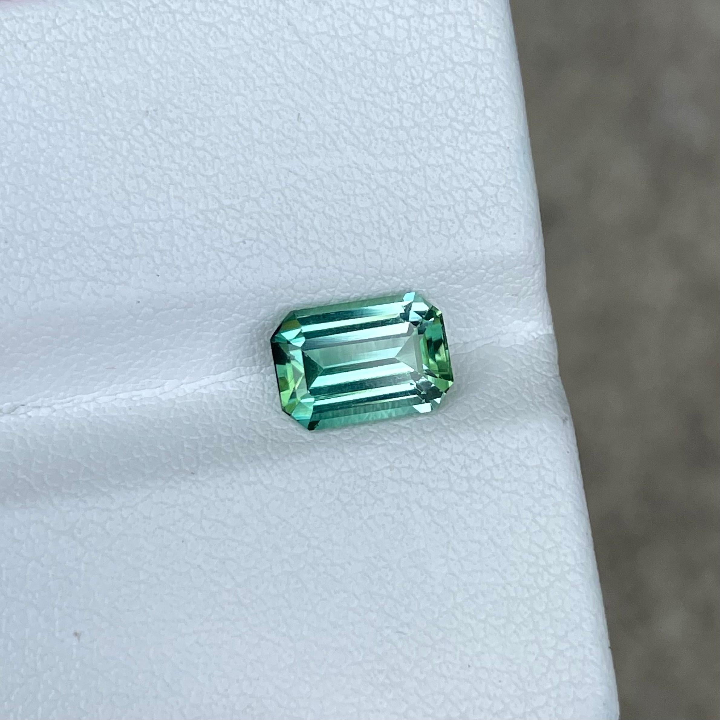 Weight : 2.05 carats 
Dimensions : 8.9x6.2x4.5 mm
Clarity : Eye Clean
Treatment : None
Origin : Afghanistan
Cut : Step Emerald 
Shape : Octagon




The 2.05-carat weight adds substance to its visual appeal, making it a statement piece for those who