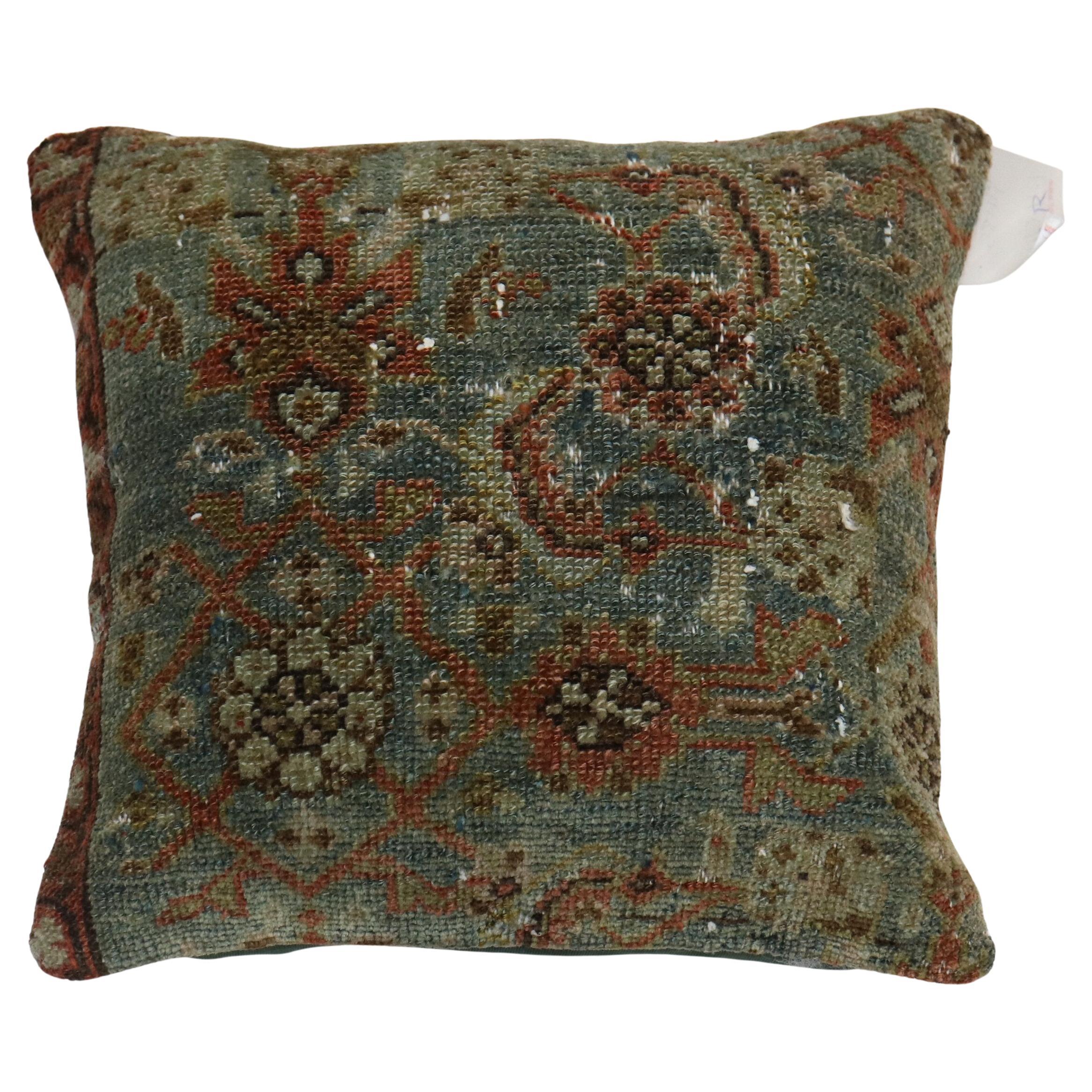 Pillow made from 20th century Persian rug.

Measures: 1'3