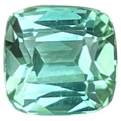Sea Form Blue Tourmaline 1.50 carats Cushion Cut Natural Afghani Loose Gemstone