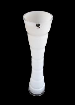 SEA GLASBRUK - Olle Brozén - Scandinavian Modern Glass Vase - Sweden - C. 1980's