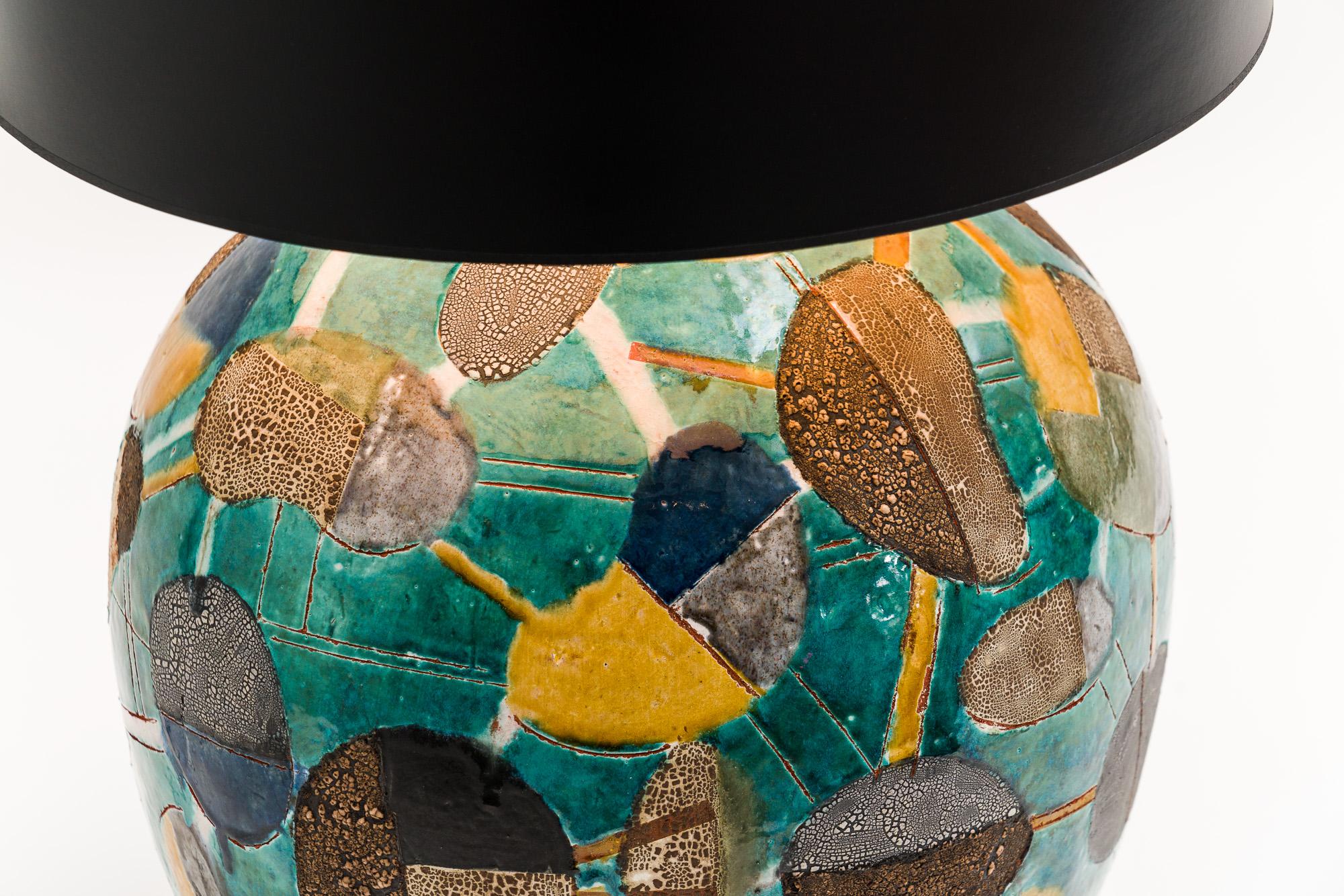 Américain Christopher Russell, lampe vert de mer, États-Unis en vente