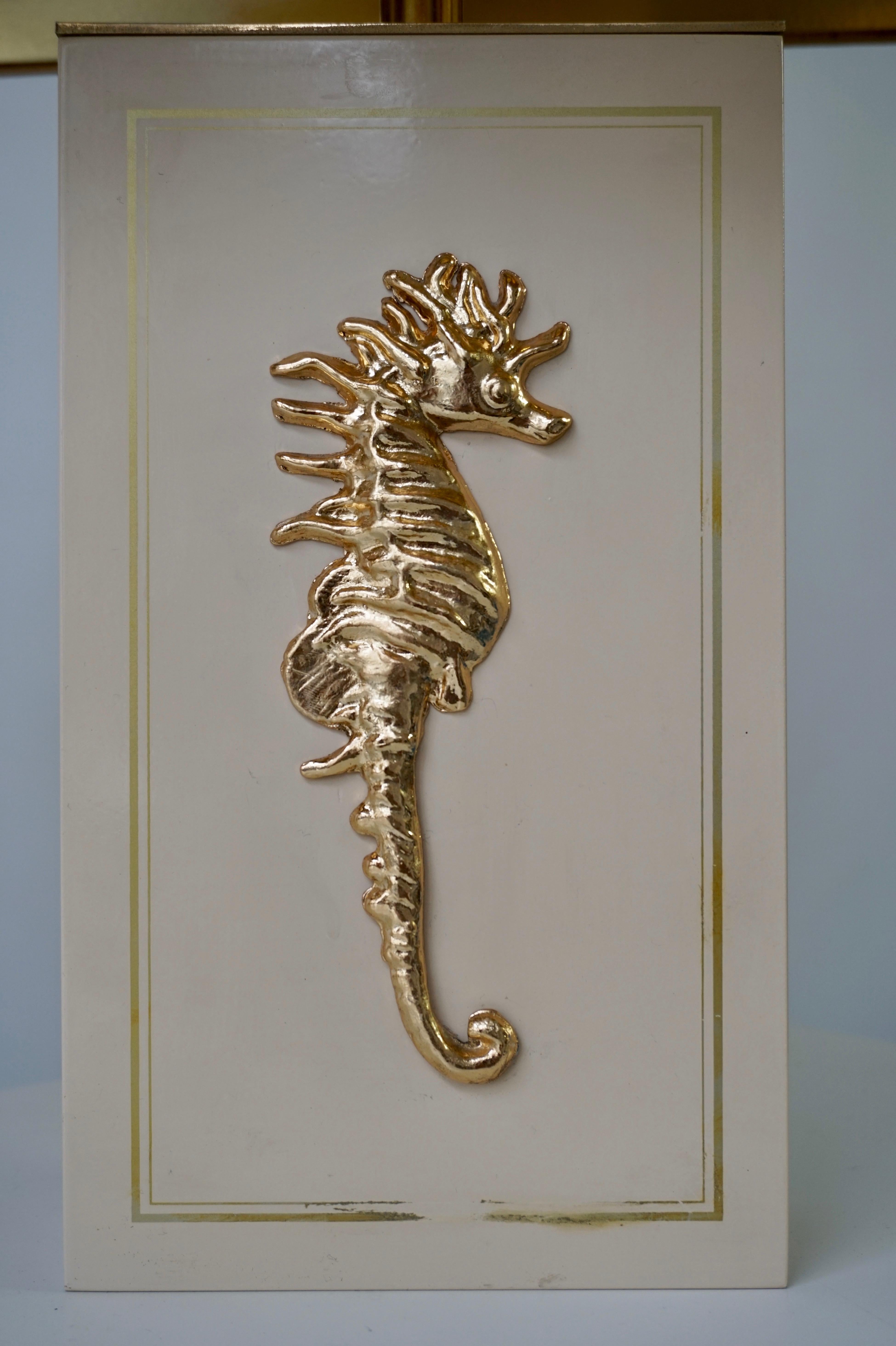 Sea Horse Set of Two Table Lamps For Sale 3