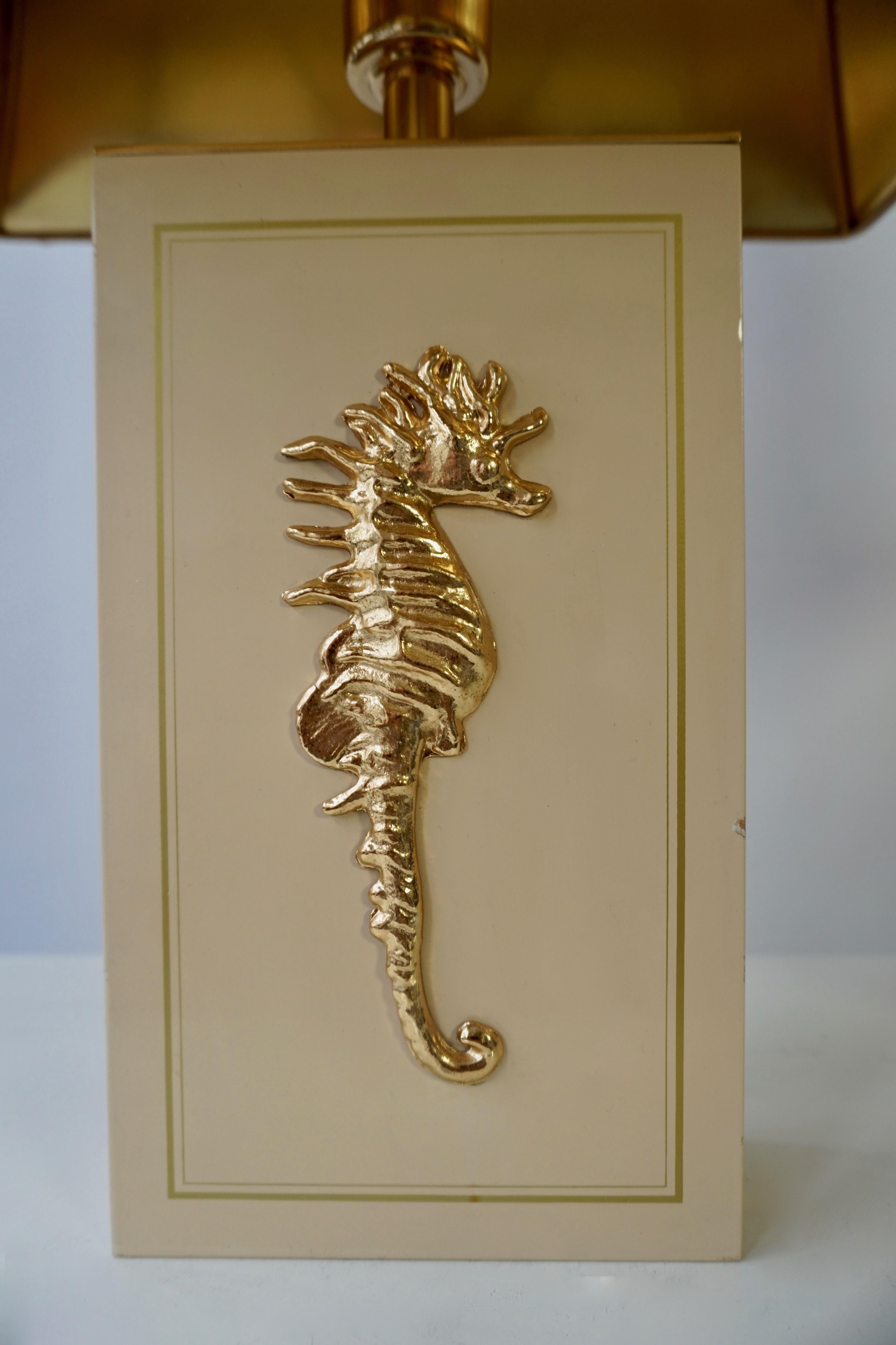 Sea Horse Set of Two Table Lamps For Sale 4