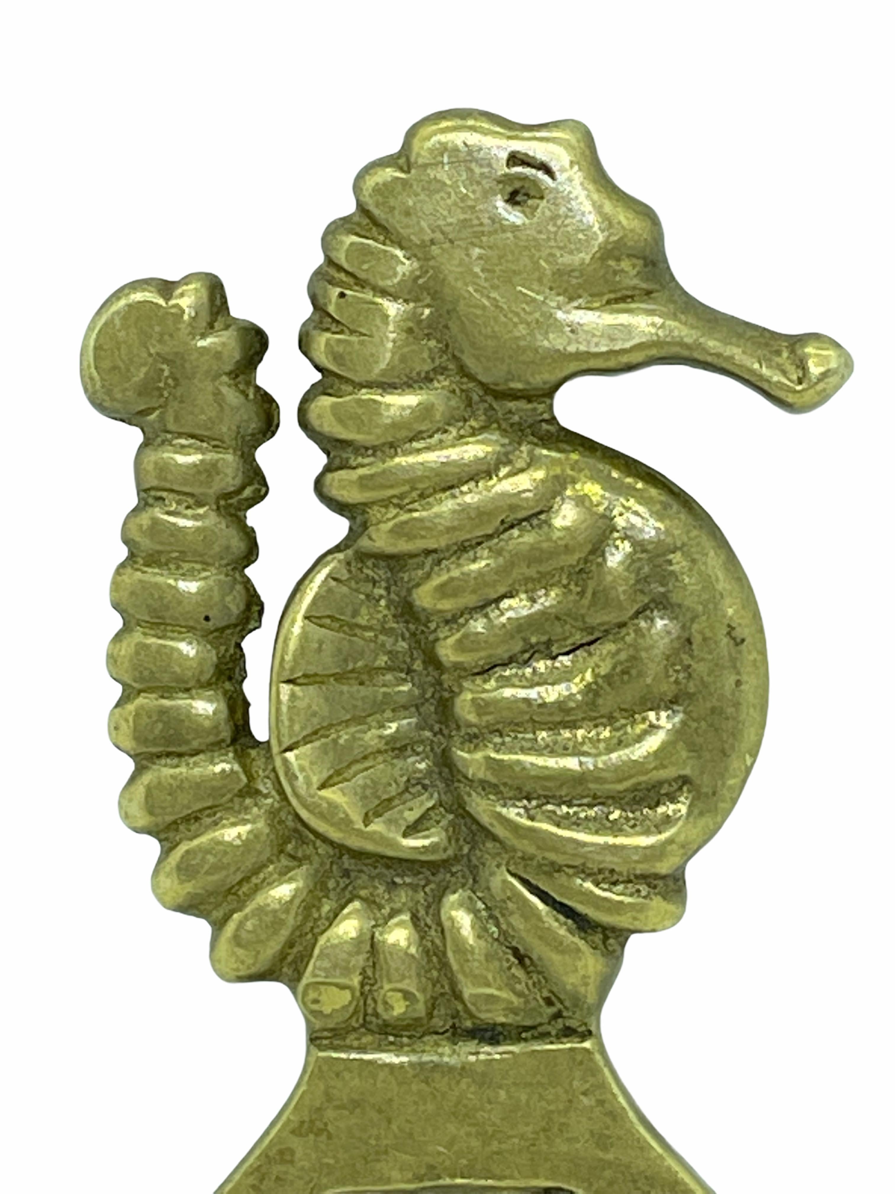 seahorse bottle opener