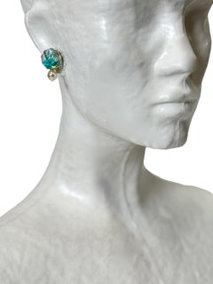 Sea Life Shell Clip Earrings