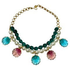 Sea Life Shell Statement Necklace